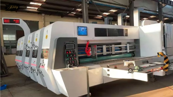 Carton Factory Use The Flexo Water Ink Printing Slotting Die Cutting Box Machine